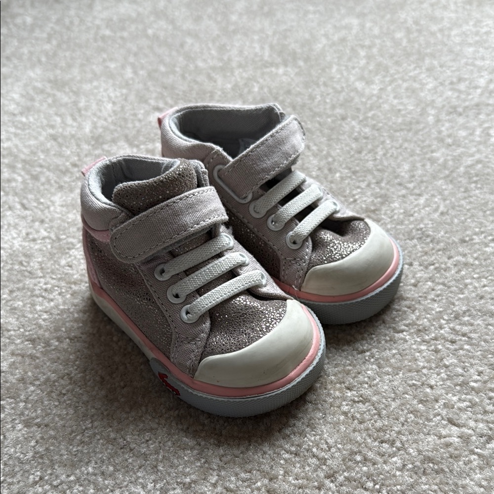 See Kai Run Glitter High Top Sneaker